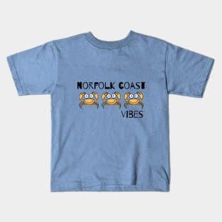 Norfolk Coast Vibes - Crabs Kids T-Shirt